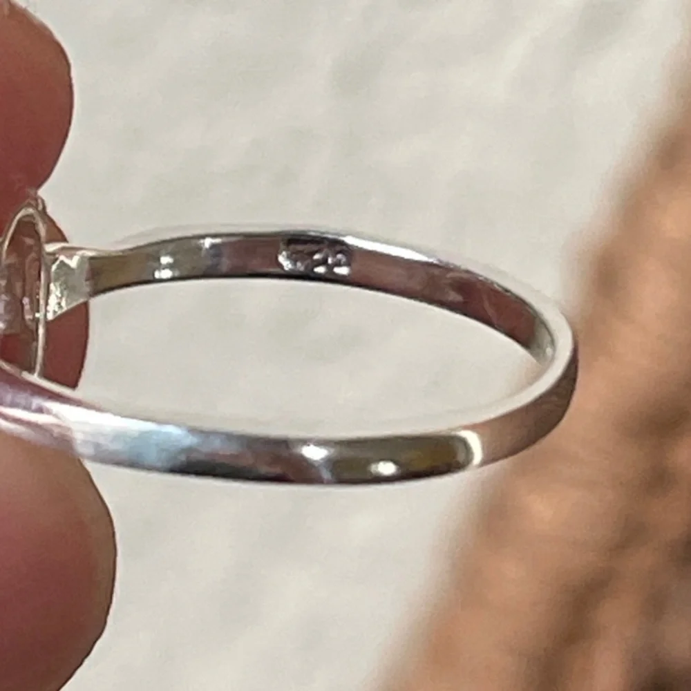 Natural Ethiopian Opal Ring in 925 Sterling Silver Size 5.5 - Picture 6 of 9